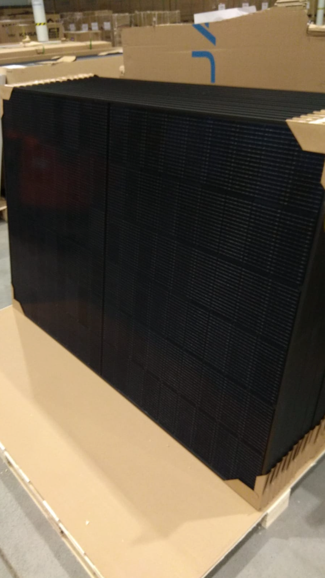 Preis gesenkt: Bifaziales FULL BLACK Glas-Glas Solarmodul JOLYWOOD JW-HD108N-415 + 420 + 425 Wp FB / N-TYPE Bifacial Mono Silicon Half-Cell Double Glass Module