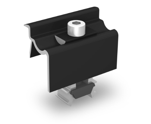 Premium Montagesystem/Unterkonstruktion K2 SingleRail black für Ziegeldach Komplettsets