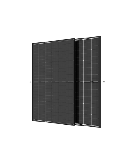 Glas-Glas bifazial: Trina Vertex S+ Solarmodul TSM-420NEG9RC.27 black frame 420 Wp Mono transparente Rückseite