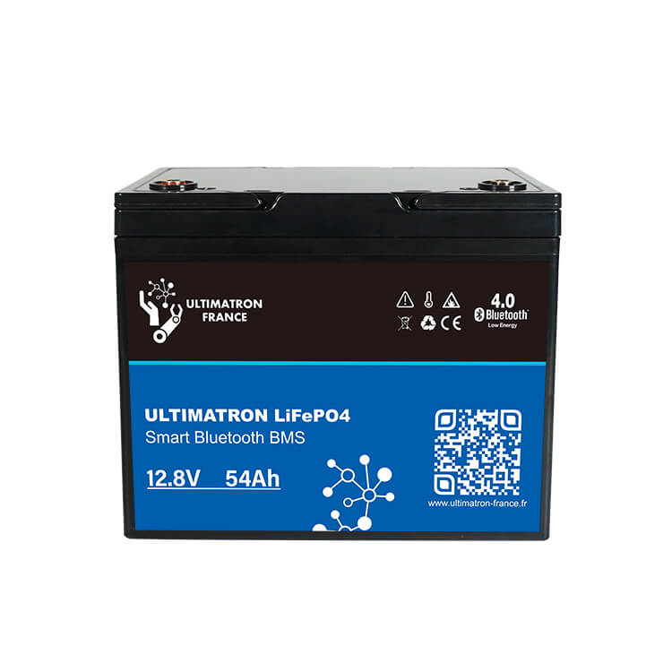 Ultimatron 12V 54Ah, 100Ah, 150Ah oder 200Ah Lithium LiFePO4 Batterie mit Smart BMS + Bluetooth-App