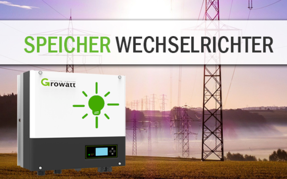 Growatt SPH 4000-10000TL3 BH-UP Hybrid-Wechselrichter mit Batterieanschlussmöglichkeit inkl. Smart Meter, Notstrom