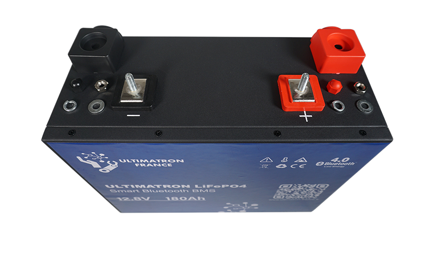 Ultimatron ULM 12.8V 180Ah Lithium LiFePO4 Untersitz-Batterie mit Smart BMS + Bluetooth-App Ducato Wohnmobil
