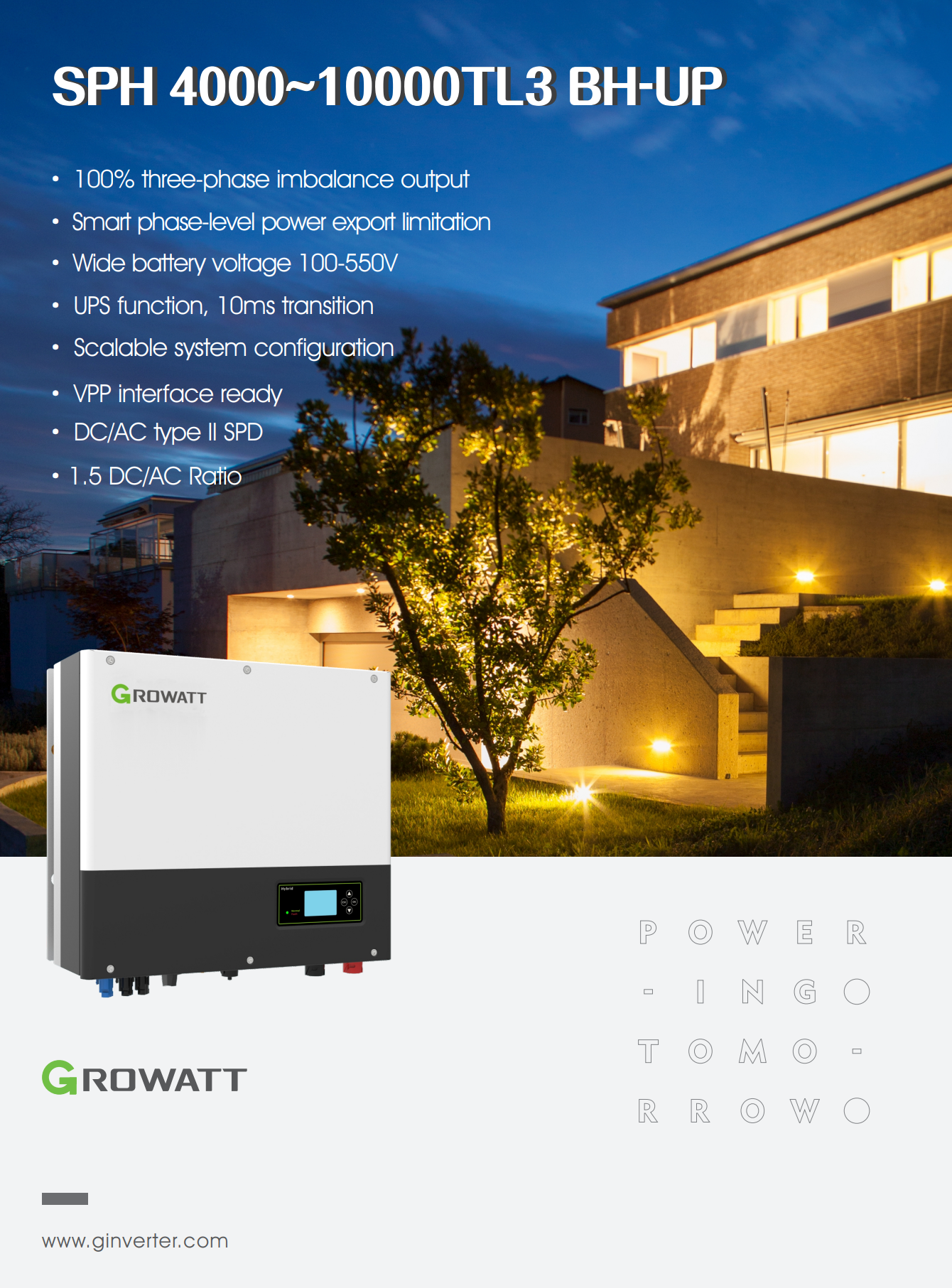 Massiv reduziert ! 10 KWpeak Solaranlage Komplettset, Hybridwechselrichter, Batterie, Module, Montageset, Notstrom