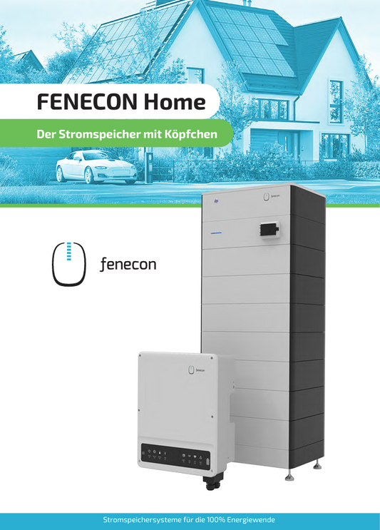 Fenecon Home DC10 Hybridwechselrichter + Batteriespeicher in verschiedenen Größen, inkl. SPD2 und Notstromfunktion, Deutscher top Hersteller
