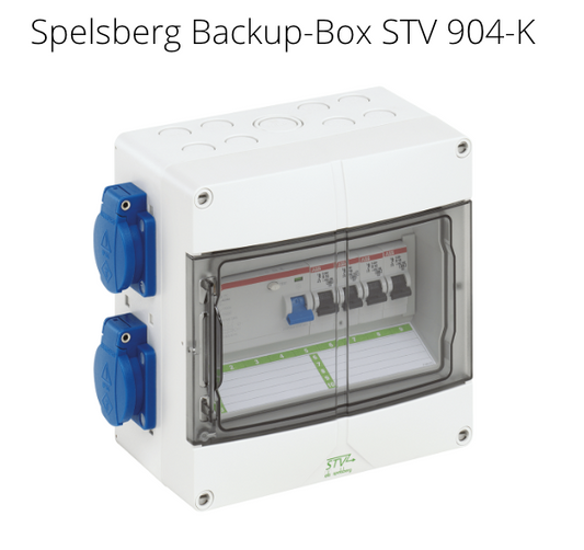 Spelsberg Backup-Box für Notstrom - 2 Größen