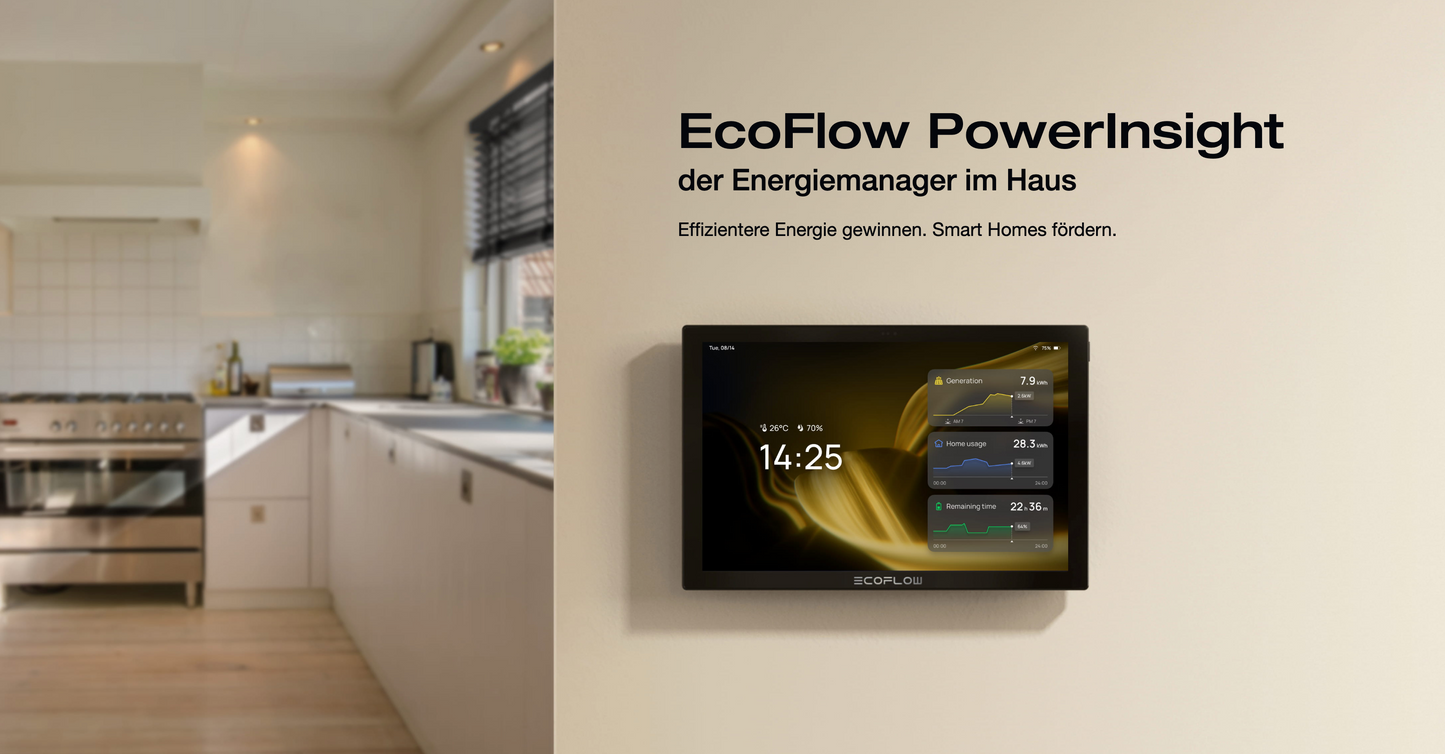 Premium-PV: EcoFlow PowerOcean Solaranlage I LFP-Solarbatterie I AIKO Module Full Black I Installation