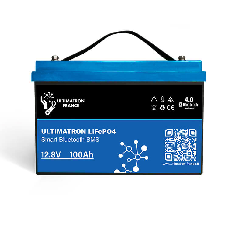 Ultimatron 12V 54Ah, 100Ah, 150Ah oder 200Ah Lithium LiFePO4 Batterie mit Smart BMS + Bluetooth-App